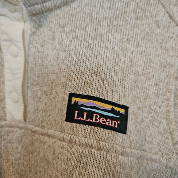 NWOT LL Bean pullover fleece like jacket top medium - Picture 4 of 4